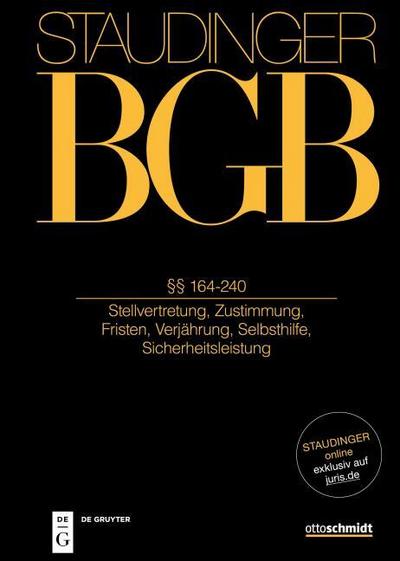 Staudingers Kommentar BGB §§ 164-240a