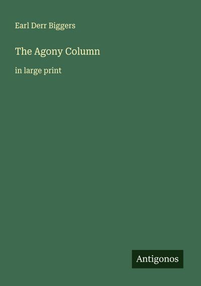 The Agony Column