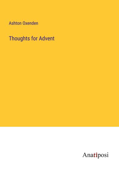 Thoughts for Advent