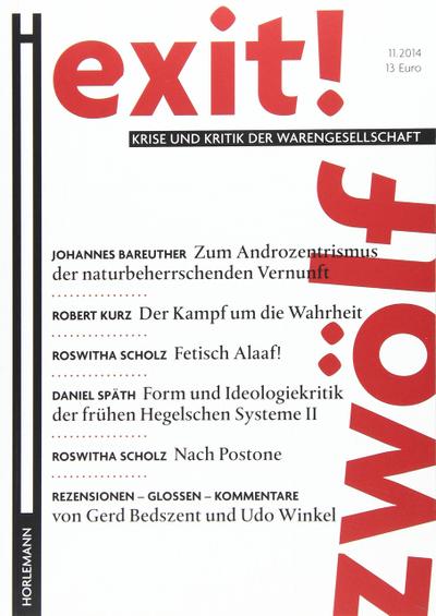 EXIT! - Krise und Kritik der Warengesellschaft. Nr.12