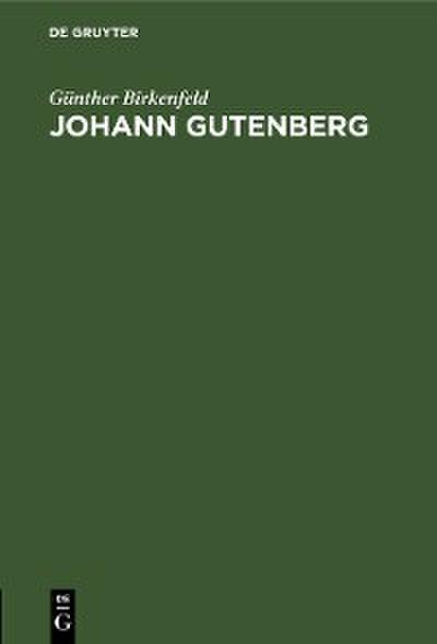 Johann Gutenberg