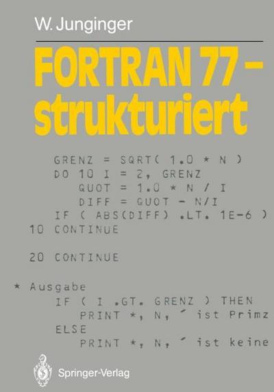 FORTRAN 77 strukturiert