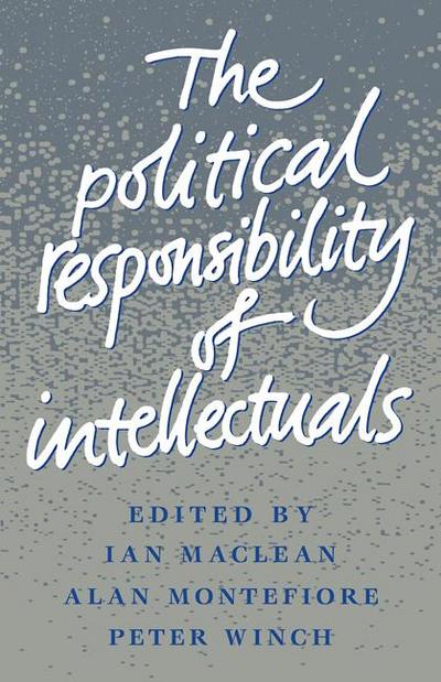 The Political Responsibility of Intellectuals