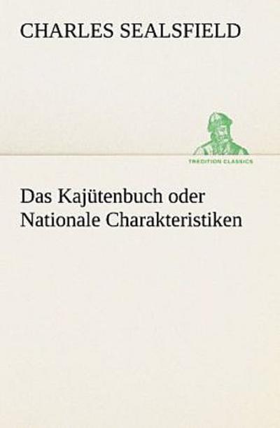 Das Kajütenbuch oder Nationale Charakteristiken