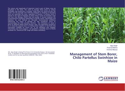 Management of Stem Borer, Chilo Partellus Swinhioe in Maize