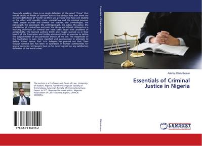 Essentials of Criminal Justice in Nigeria