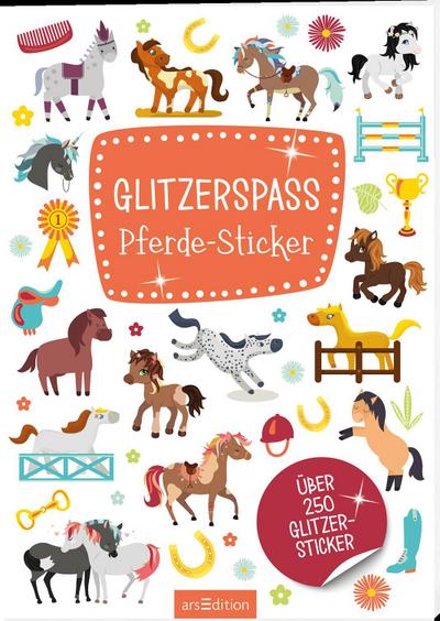Glitzerspaß - Pferde-Sticker