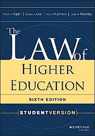 The Law of Higher Education, Student Version