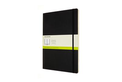 Moleskine Notizbuch A4, Blanko, Soft Cover, Schwarz