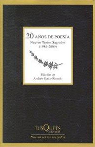 Veinte años de poesía