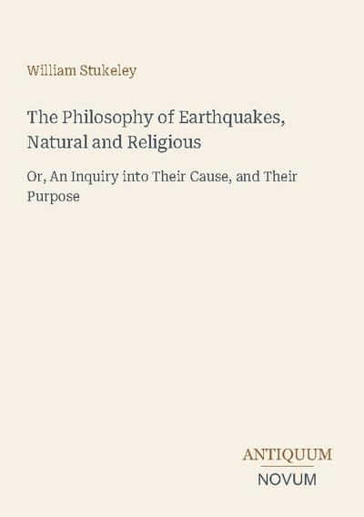 The Philosophy of Earthquakes, Natural and Religious