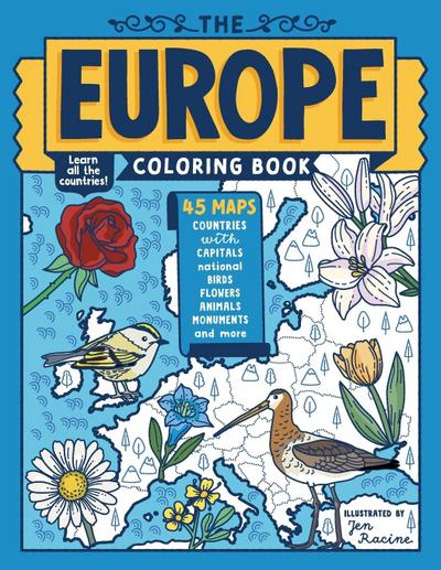 The Europe Coloring Book
