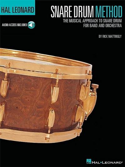 Hal Leonard Snare Drum Method Book/Online Audio