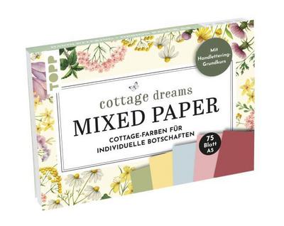 Handlettering Mixed Paper Block Cottage Dreams A5: Cottage-Farben