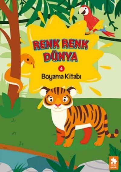 Renk Renk Dünya Boyama Kitabi 4