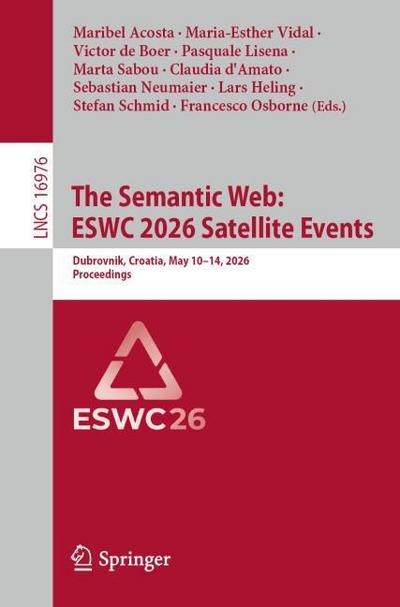 The Semantic Web: ESWC 2026 Satellite Events