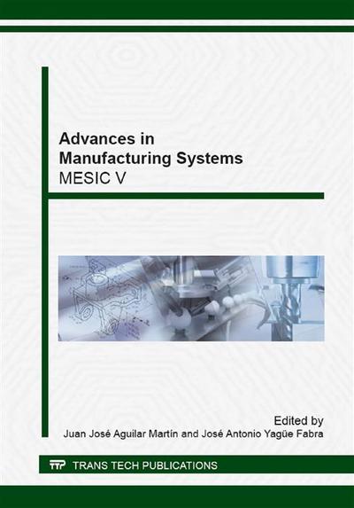 Advances in Manufacturing Systems