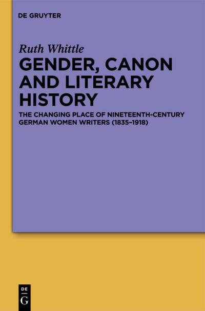 Gender, Canon and Literary History
