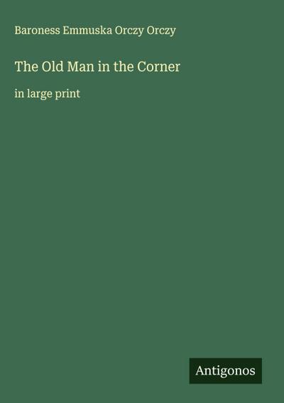 The Old Man in the Corner