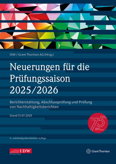 Neuerungen für die Prüfungssaison 2025/2026- inklusive Update als Download