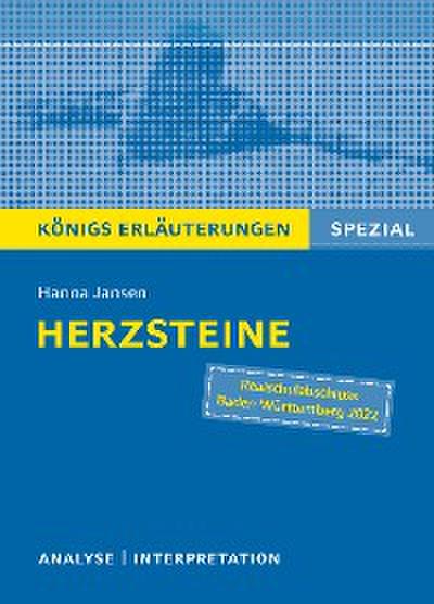 Herzsteine von Hanna Jansen. Königs Erläuterung Spezial
