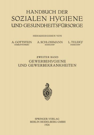 Gewerbehygiene und Gewerbekrankheiten