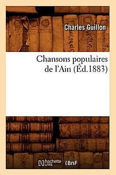 Chansons Populaires de l’Ain (Éd.1883)