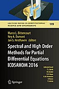 Spectral and High Order Methods for Partial Differential Equations ICOSAHOM 2016
