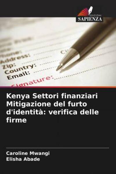 Kenya Settori finanziari Mitigazione del furto d’identità: verifica delle firme