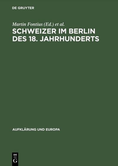 Schweizer im Berlin des 18.Jahrhunderts