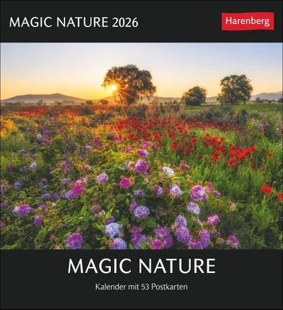 Magic Nature Postkartenkalender Kalender 2026 - Kalender mit 53 Postkarten