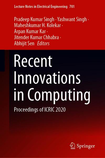 Recent Innovations in Computing