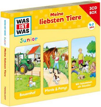 Was Ist Was Junior-3-CD Hörspielbox Vol.3 Tiere