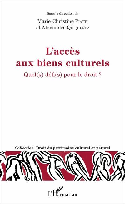 L’accès aux biens culturels