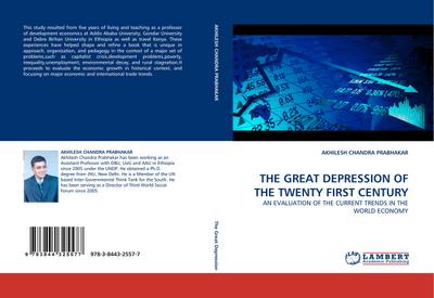THE GREAT DEPRESSION OF THE TWENTY FIRST CENTURY