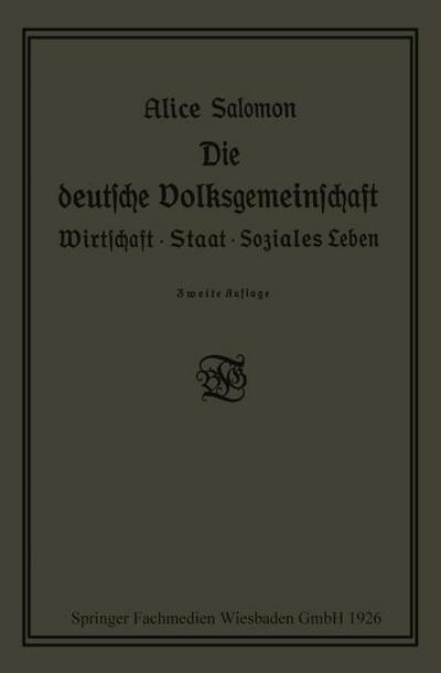 Die deutsche Volksgemeinschaft