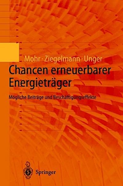 Chancen erneuerbarer Energieträger