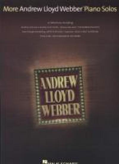 More Andrew Lloyd Webber Piano Solos