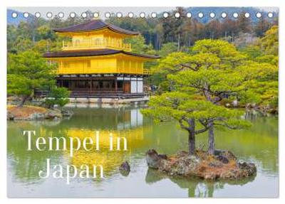 Tempel in Japan (Tischkalender 2026 DIN A5 quer), CALVENDO Monatskalender
