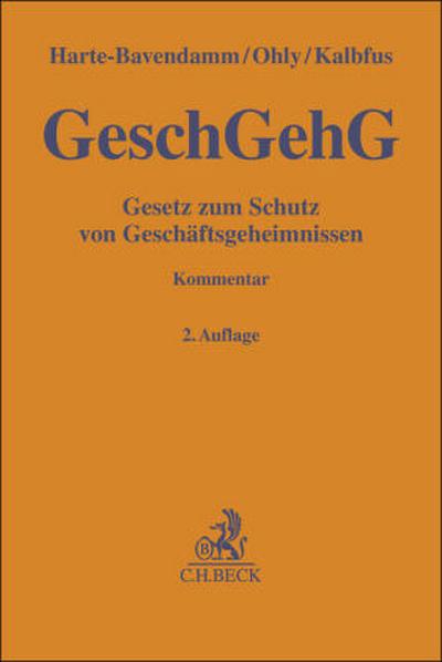 Gesetz zum Schutz von Geschäftsgeheimnissen. GeschGehG