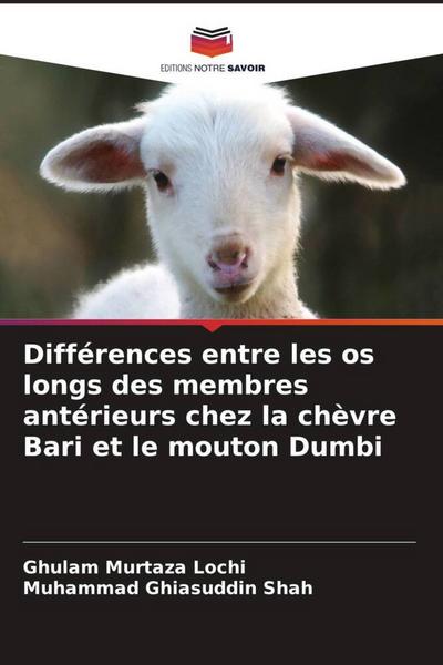 Différences entre les os longs des membres antérieurs chez la chèvre Bari et le mouton Dumbi