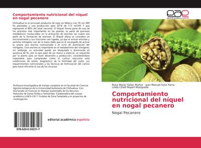 Comportamiento nutricional del níquel en nogal pecanero