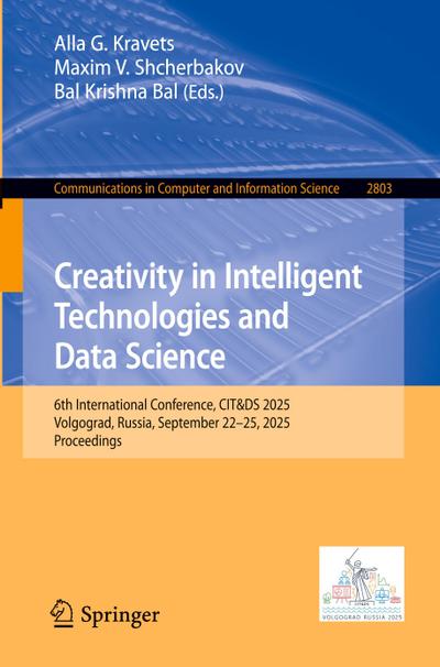 Creativity in Intelligent Technologies and Data Science