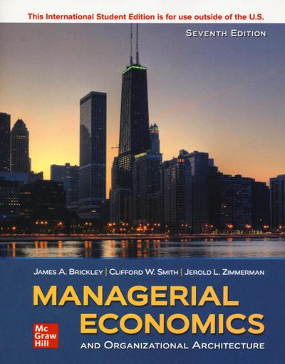 ISE Managerial Economics & Organizational Architecture