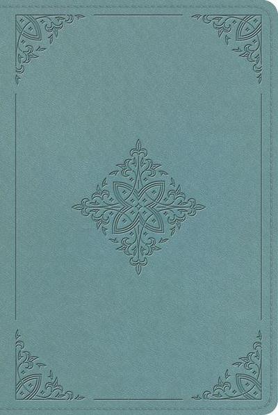 ESV Single Column Heritage Bible (Trutone, Paris Sky, Fleur-De-Lis Design)
