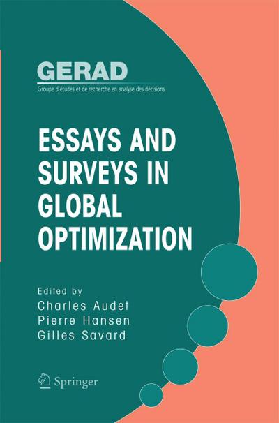 Essays and Surveys in Global Optimization