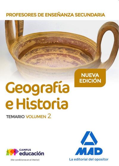 Geografía e historia : Profesores de Enseñanza Secundaria. Temario