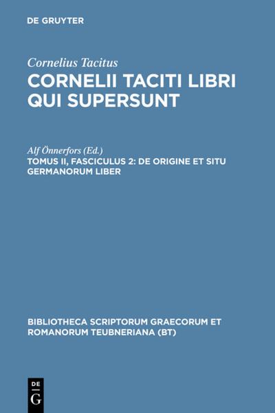 De origine et situ Germanorum liber