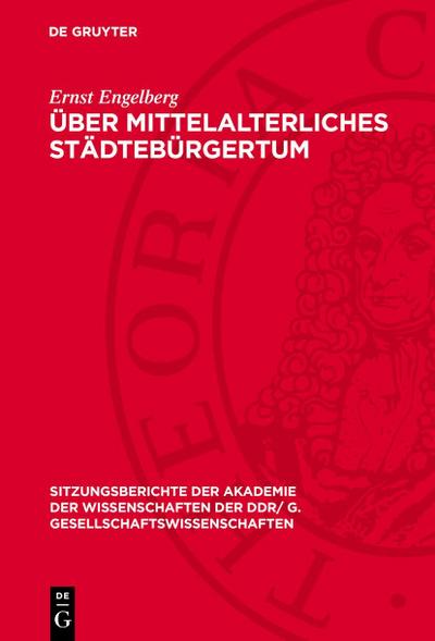 Über mittelalterliches Städtebürgertum