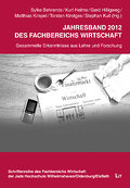 Jahresband 2012 des Fachbereichs Wirtschaft
